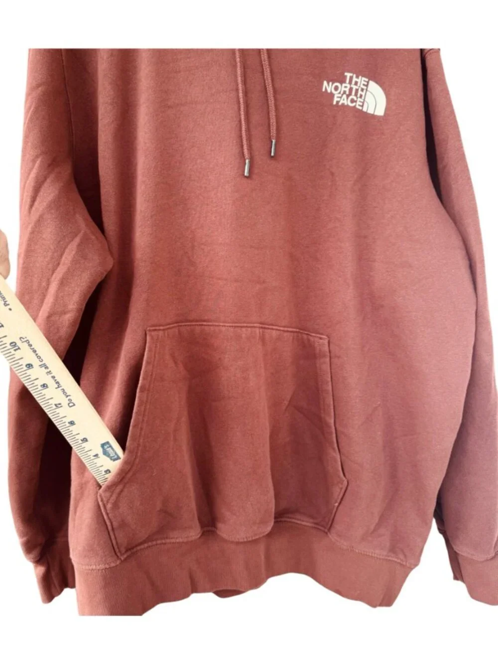 The North Face Box NSE Pullover Hoodie Mens XXL Dark Oak Brown Fleece Sweatshirt